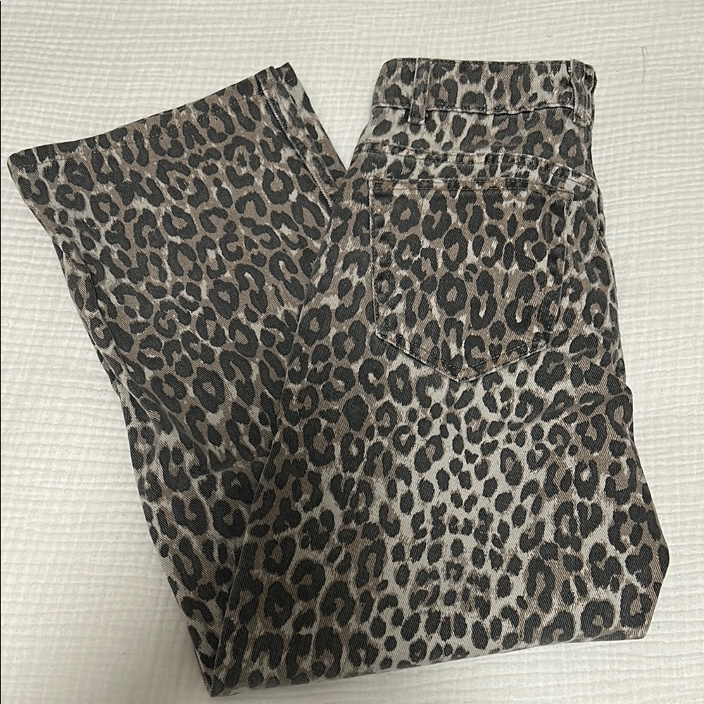Leopard Print Jeans